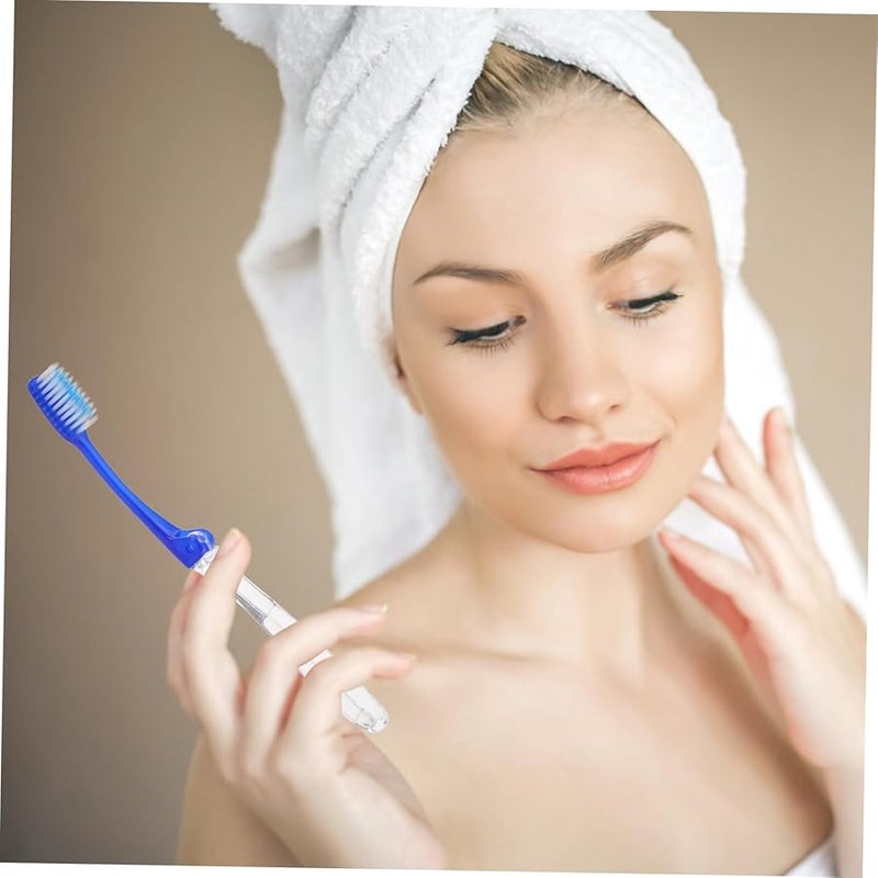 10 حزمة فرشاة أسنان قابلة للطي للسفر مدمجة للتخييم تصميم تنظيف عميق قبضة مريحة - Image 5