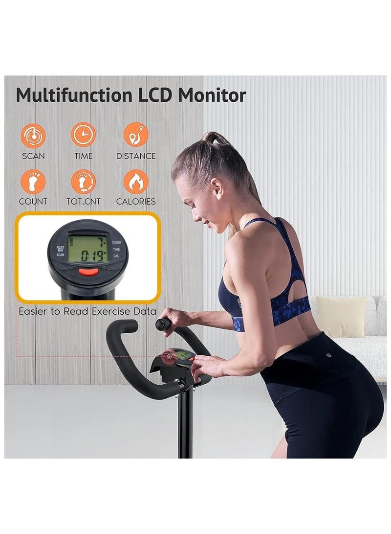 والالا جهاز ستيبرز للياقة البدنية مع شاشة عرض هادئة للياقة البدنية مع أشرطة مقاومة وسعة وزن 150 كجم، طريقتان للاستخدام لتدريب الجسم بالكامل - Image 5