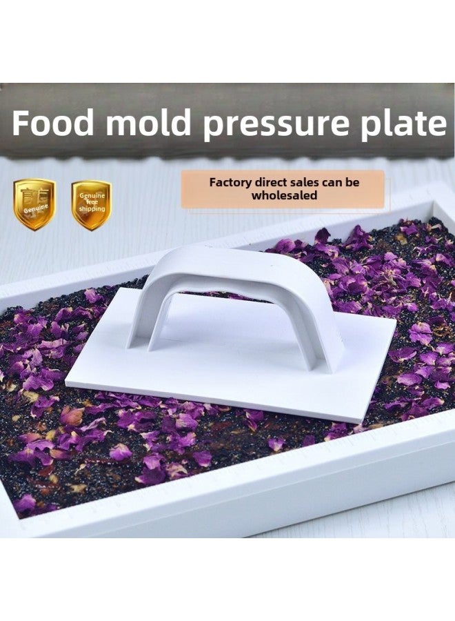 Y25E HomEmadE DonkEy HidE GElatin CakE PrEssurE PlatE FlattEnEr Solid Mold ToffEE Board SnowflakE Crisp HandmadE Fondant Sugar PrEssing Board-Specifications:U-shaped Stainless Steel Plate-Color:Default - Image 4