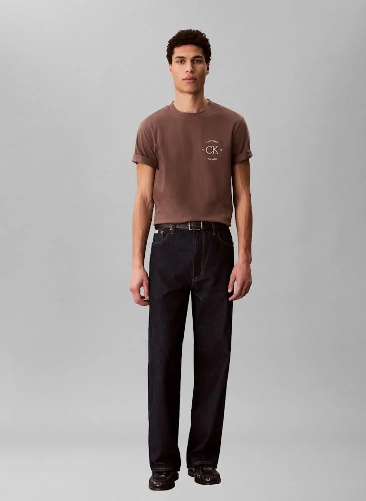 Calvin Klein Jeans  Graphic Crew Neck T-shirt for Men | Best Price UAE