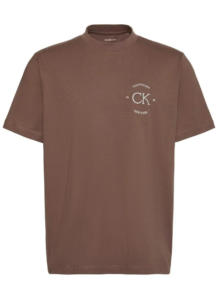 Calvin Klein Jeans  Graphic Crew Neck T-shirt for Men | Best Price UAE