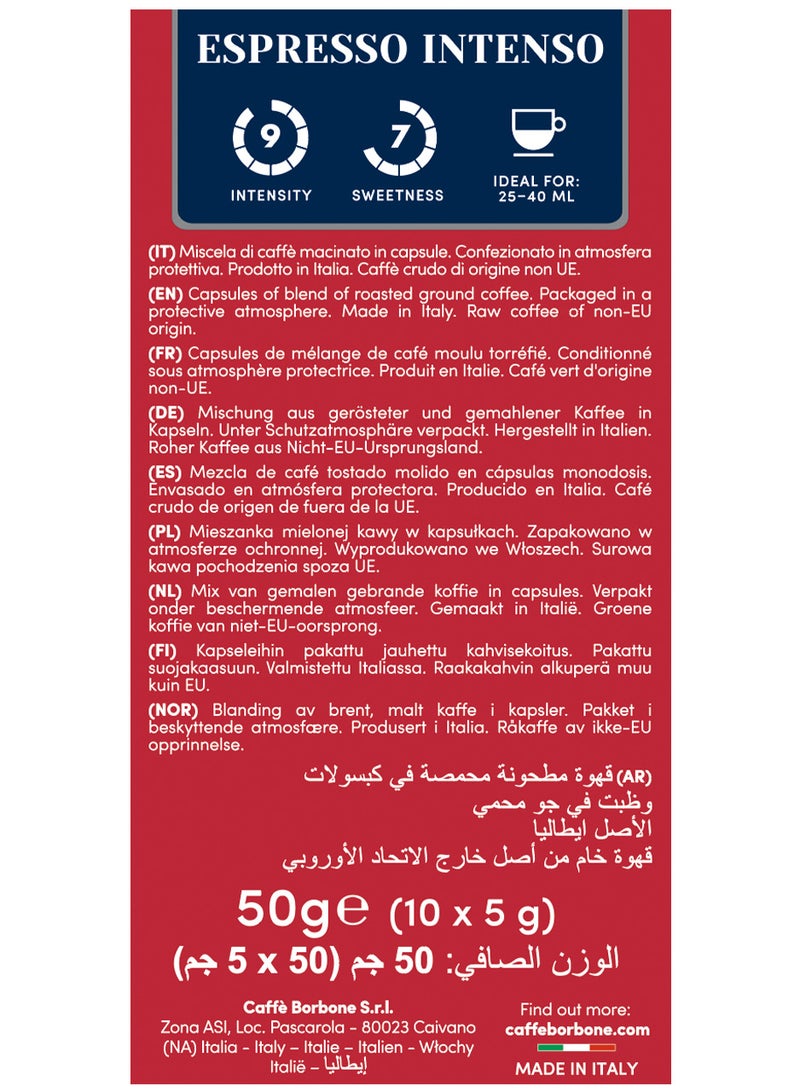 caffe borbone intenso compatible with Nespresso machines Aluminium - Image 2