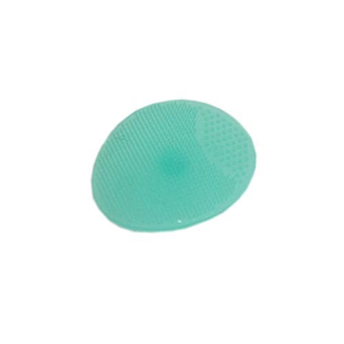 Digital Shoppy Baby Massage Wash Pad Face Exfoliating Soft Blackhead Facial Clean Silicone Shampoo Brush Bath Skin Deep Wash Massage Brush (Turquoise) - Image 1