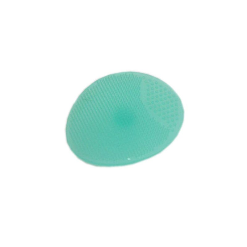 Digital Shoppy Baby Massage Wash Pad Face Exfoliating Soft Blackhead Facial Clean Silicone Shampoo Brush Bath Skin Deep Wash Massage Brush (Turquoise) - Image 4
