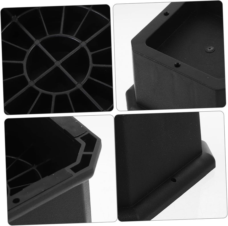 DOITOOL 4 Pack Bed Risers Furniture Leg Lifters for Height Adjustment Non-Slip Pad for Sofa Table Chair - Image 3
