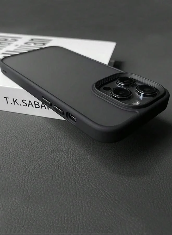 تايك تو غطاء آيفون نصف شفاف بلمسة متجمدة