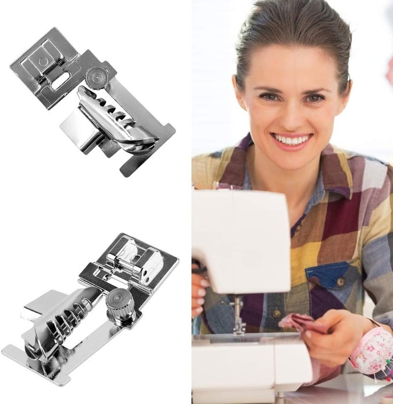 ThreadNanny قدم ماكينة الخياطة لتثبيت الشريط تناسب جميع ماكينات الخياطة ذات الساق المنخفضة من سنجر، براذر، بيبي لوك، يورو برو، جانومي، كينمور، وايت، جوكي، نيو هوم، سيمبليسيتي، إيلنا وغيرها من ThreadNanny - Image 5