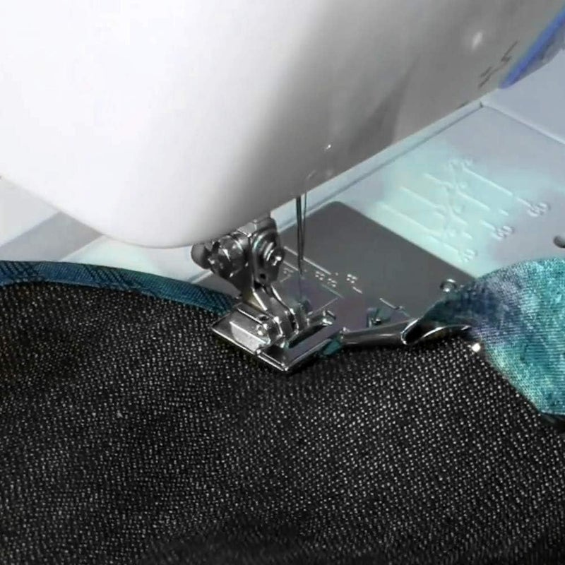 ThreadNanny قدم ماكينة الخياطة لتثبيت الشريط تناسب جميع ماكينات الخياطة ذات الساق المنخفضة من سنجر، براذر، بيبي لوك، يورو برو، جانومي، كينمور، وايت، جوكي، نيو هوم، سيمبليسيتي، إيلنا وغيرها من ThreadNanny - Image 4