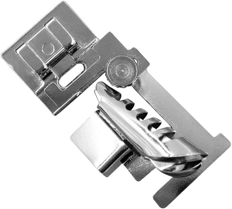 ThreadNanny قدم ماكينة الخياطة لتثبيت الشريط تناسب جميع ماكينات الخياطة ذات الساق المنخفضة من سنجر، براذر، بيبي لوك، يورو برو، جانومي، كينمور، وايت، جوكي، نيو هوم، سيمبليسيتي، إيلنا وغيرها من ThreadNanny - Image 3