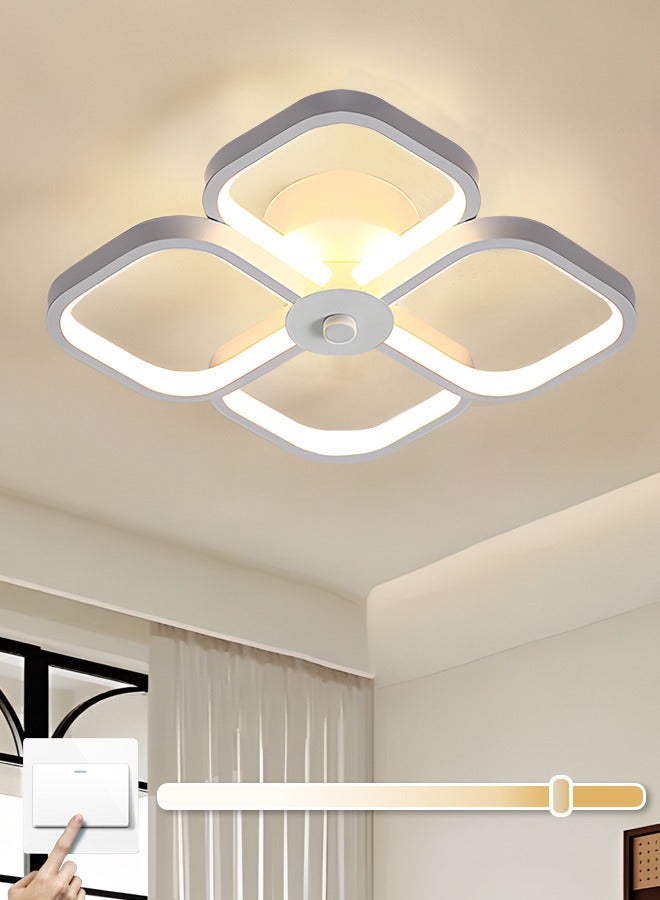 YATAI LIGHTING Modern Ceiling Light, Dimmable LED Multi-Square Flush Mount Ceiling and Wall Lamp, 32W Acrylic and Aluminum Lighting Fixture for Living Room Bedroom Kitchen Dining Room - Image 1