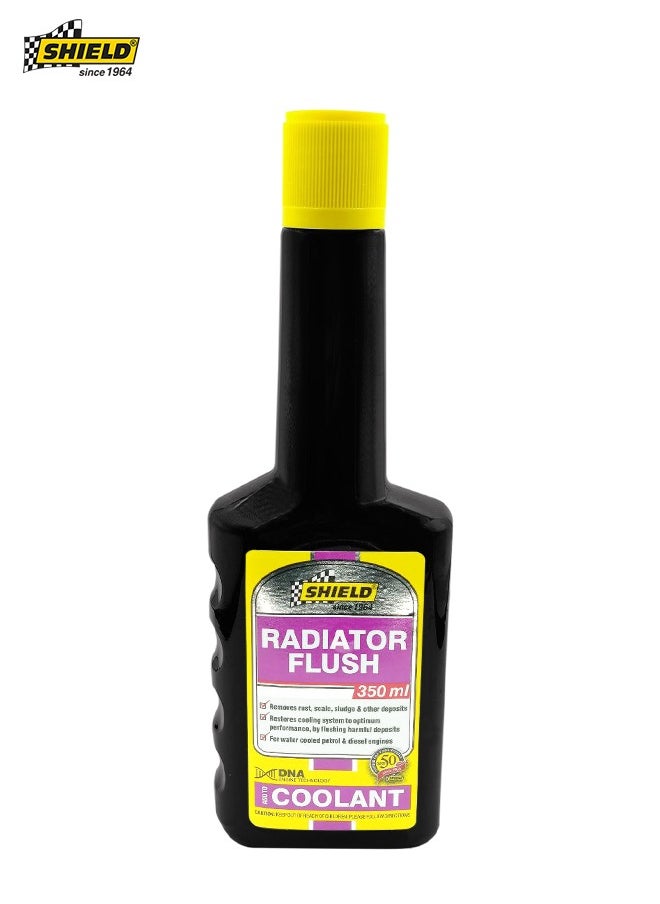 Shield - SHIELD SH206 Radiator Flush 350ml Removes Rust Scale Sludge Other Deposits Restores Cooling System For Water Cooled Petrol, Diesel Engine - Image 1
