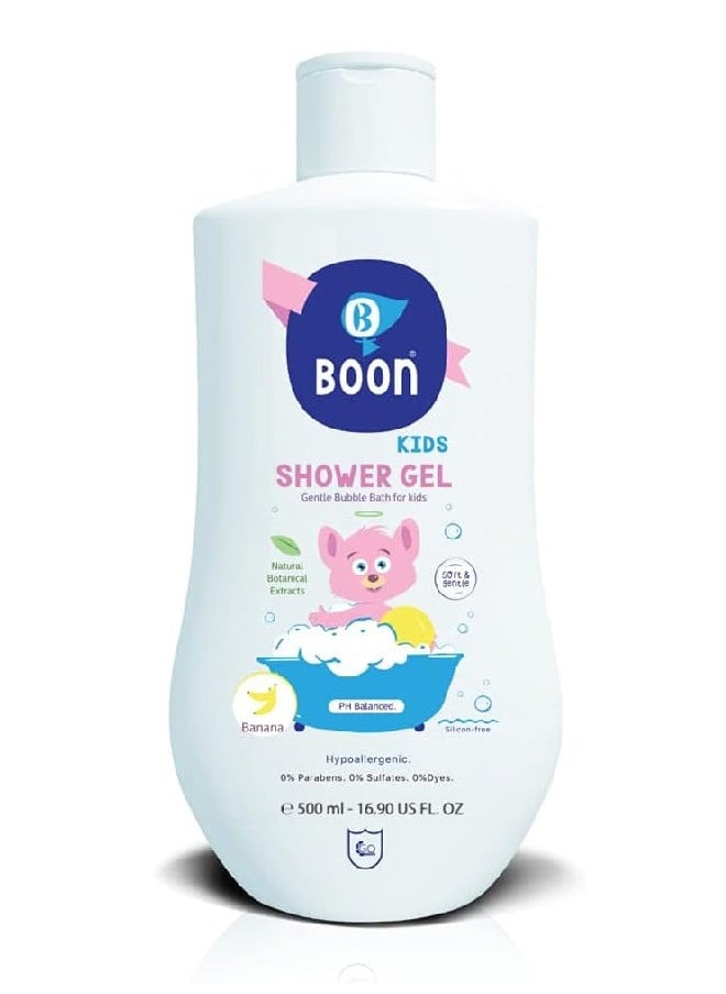 BOON - Shower Gel Banana Gentle Bubble Bath For Kids 500 Ml - Image 1