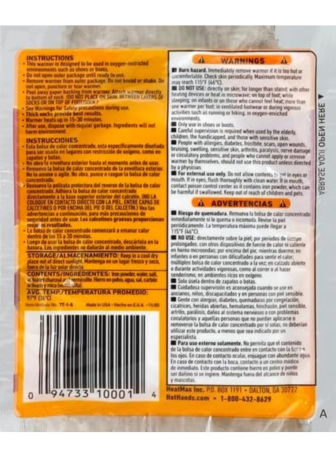 HotHands Toasti Toes Foot Warmer 2/Pk (5 packs) - Image 3