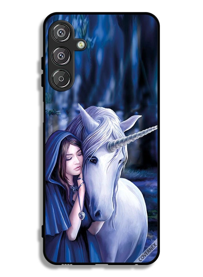 Covernex Samsung Galaxy F15 5G Protective Case Cover Girl Love Unicorn - Image 1