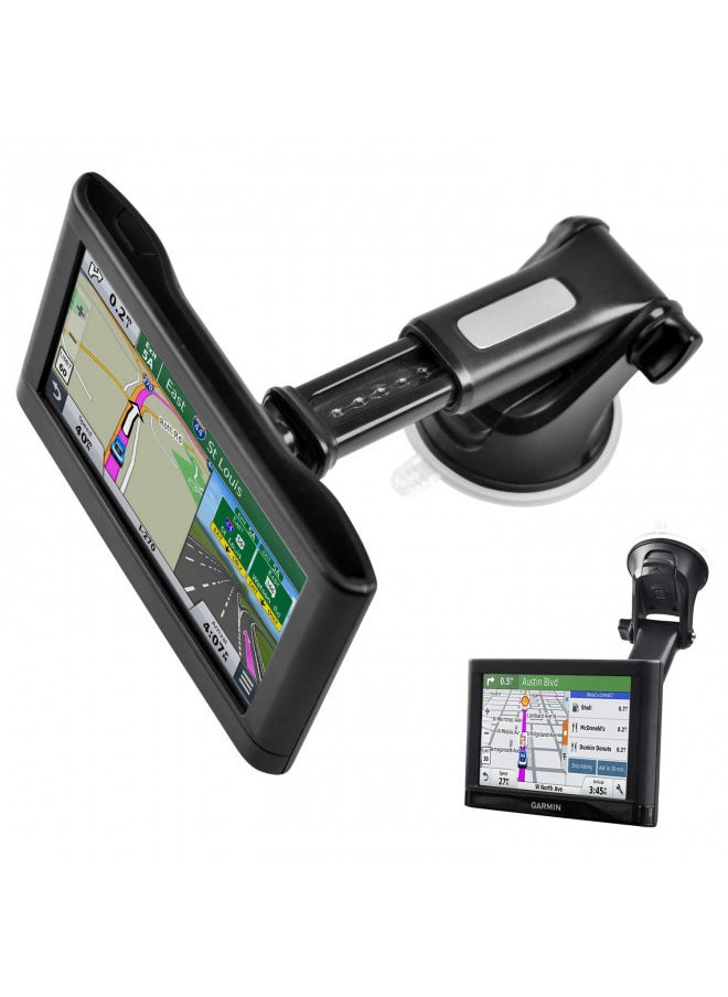 1Zero GPS Suction Cup Mount for Garmin [Quick Extension Arm], Replacement GPS Dash Ball Mount Dashboard Windshield Car Holder for Garmin Nuvi Dezl Drive Drivesmart Zumo Driveassist DriveLuxe StreetPilot RV  - Image 1