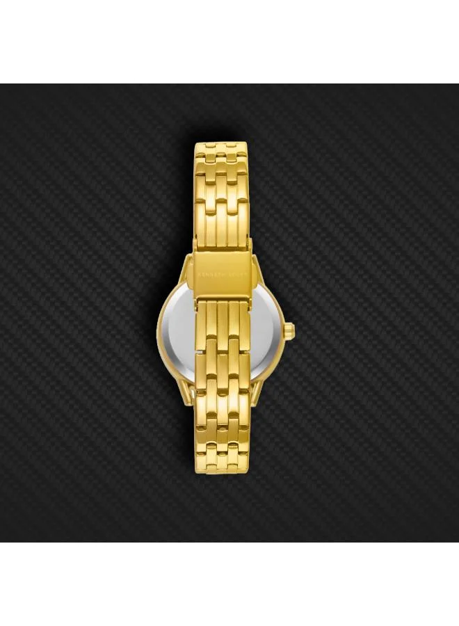 Kenneth Scott White Women's Stainless Steel Analog Watch K23537-GBGM - 32 mm for Women | Best Price UAE