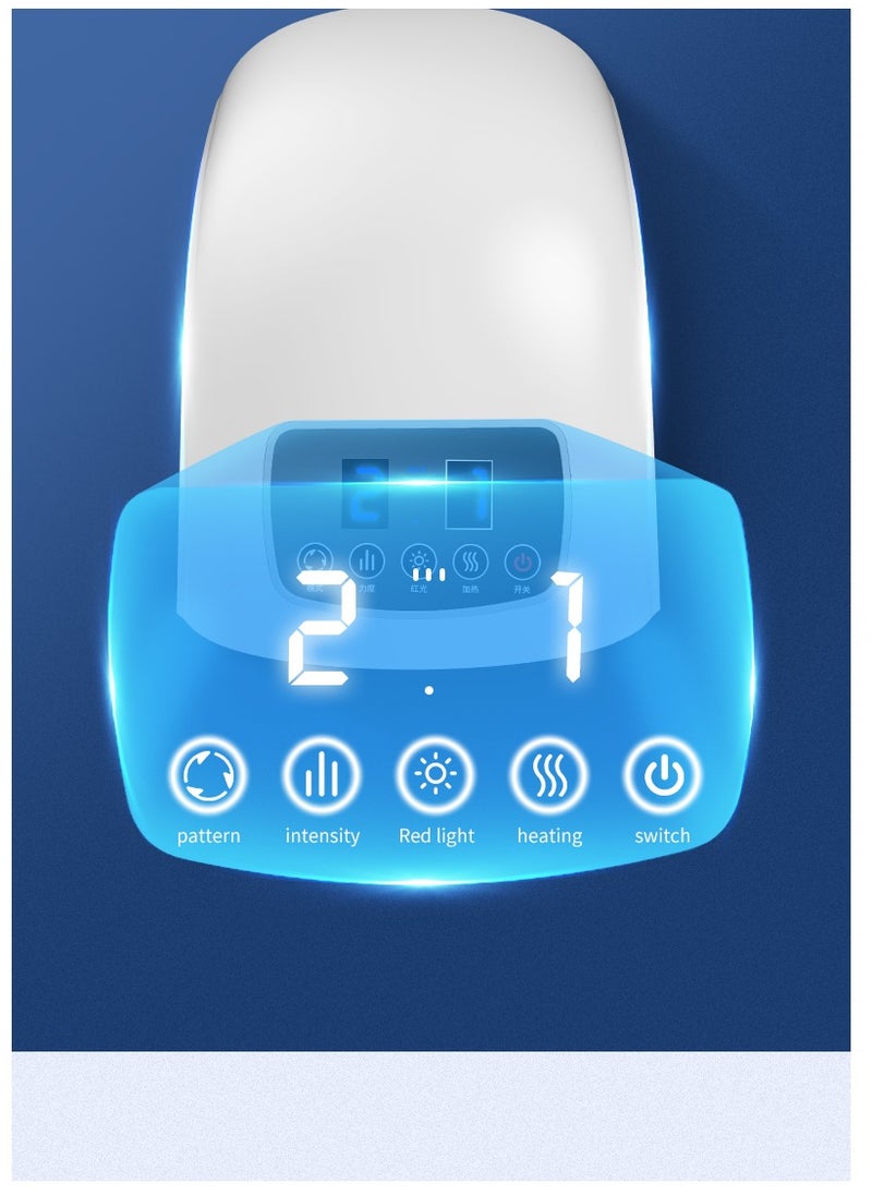 Relax Smart - Wireless Knee Massager, Infrared Heat and Vibration Knee Pain Relief for Swelling Stiff Joints, Stretched Ligament and Muscles Injuries - Image 1