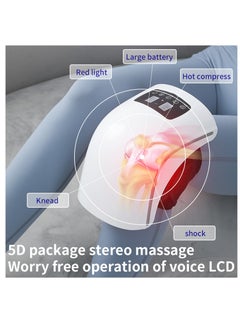 Relax Smart Wireless Knee Massager, Infrared Heat and Vibration Knee Pain Relief for Swelling Stiff Joints, Stretched Ligament and Muscles Injuries  - Image 1