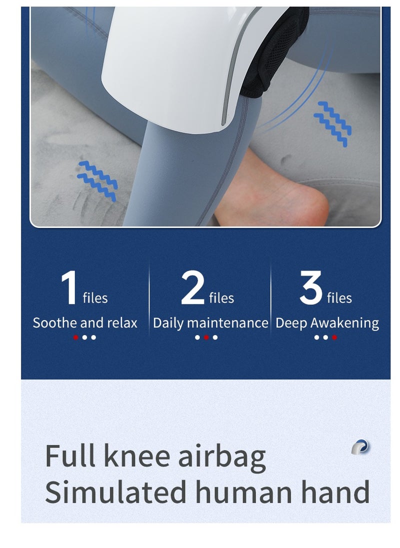 Relax Smart - Wireless Knee Massager, Infrared Heat and Vibration Knee Pain Relief for Swelling Stiff Joints, Stretched Ligament and Muscles Injuries - Image 1