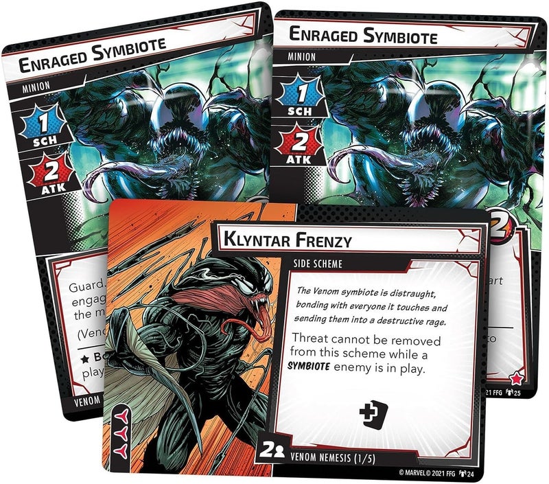 Fantasy Flight Games Marvel Champions The Card Game Venom HERO PACK - Superhero Strategy Game  Cooperative Game for Kids and Adults  Ages 14+  1-4 Players  45-90 Minute Playtime  Made by Fantasy Flight Games - Image 4