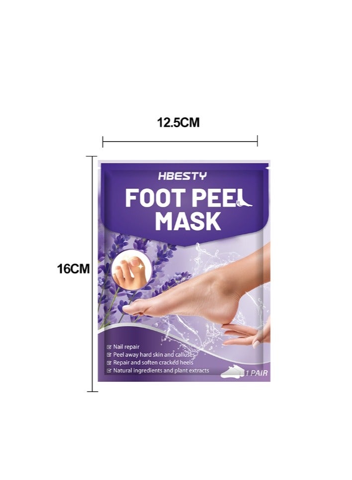 HBESTY 2 Pairs Foot Peel Mask , Exfoliating Foot Masks, Natural Exfoliator for Dry Dead Skin, Callus, Repair Rough Heels for Men Women - Image 5