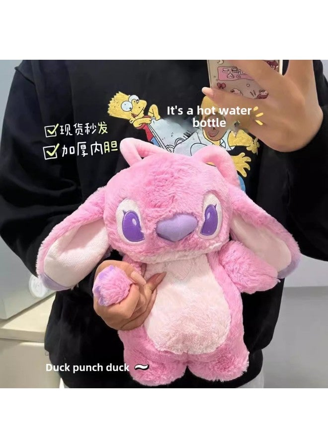 Winter Warmth Stuffed Plush Toys Cute Steiff Bear Hand Warmer Doll Short Hair Animal Shaped PP Cotton Filled Non-Cartoon Bear-Color:Breathe Garfield-Height:30cm  - Image 4