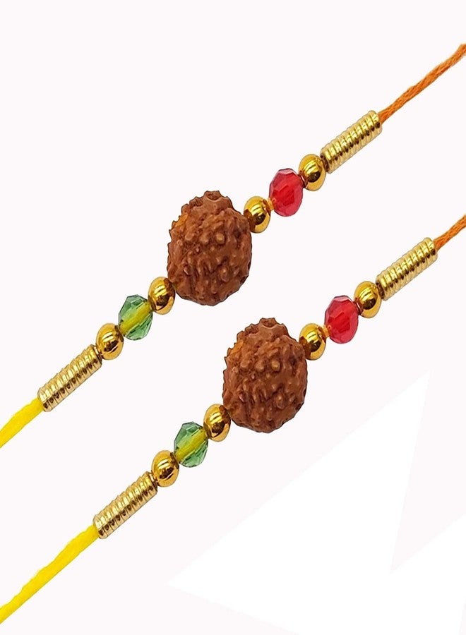 iberry's Rakhi Gift Pack with Set of Two Rakhi & Rakshabandhan Card and Roli Chawal for Brother | rakhi for brother (0404)-Best Gift from Sister - Image 2