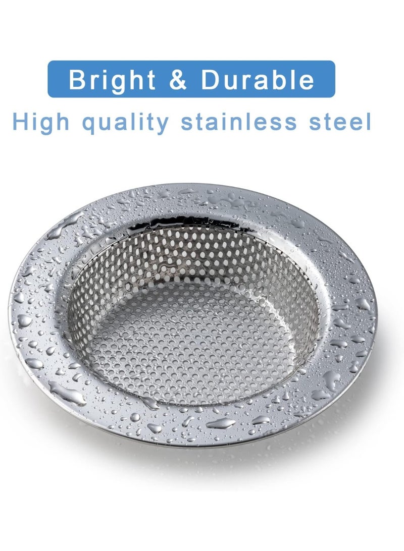 2 Pcs Sink Strainer for Most Kitchen Sink Drain Basket, Upgraded Double-Layer Safe Design Kitchen Sink Strainer (Outer Diameter 4.5 Inch) - Image 4
