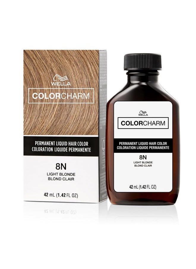 Nurse Jamie COLORCHARM Permanent Liquid Hair Color for Gray Coverage| 8N Light Blonde | 1.4 Fl Oz  - Image 2