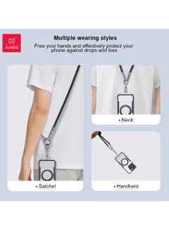 XUNDD XUNDD Crossbody Lanyard with Built-in Cable (USB-C Compatible with Lightning) 27W Charging Cable, Body Neck Lanyard for Compatible with iPhone 14 Pro Max, iPhone 14 Plus, 14 Pro, iPhone 13 Pro Max, 13 Pro, etc (1.2M)  - Image 4