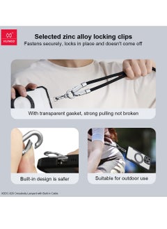 XUNDD XUNDD Crossbody Lanyard with Built-in Cable (USB-C Compatible with Lightning) 27W Charging Cable, Body Neck Lanyard for Compatible with iPhone 14 Pro Max, iPhone 14 Plus, 14 Pro, iPhone 13 Pro Max, 13 Pro, etc (1.2M)  - Image 5
