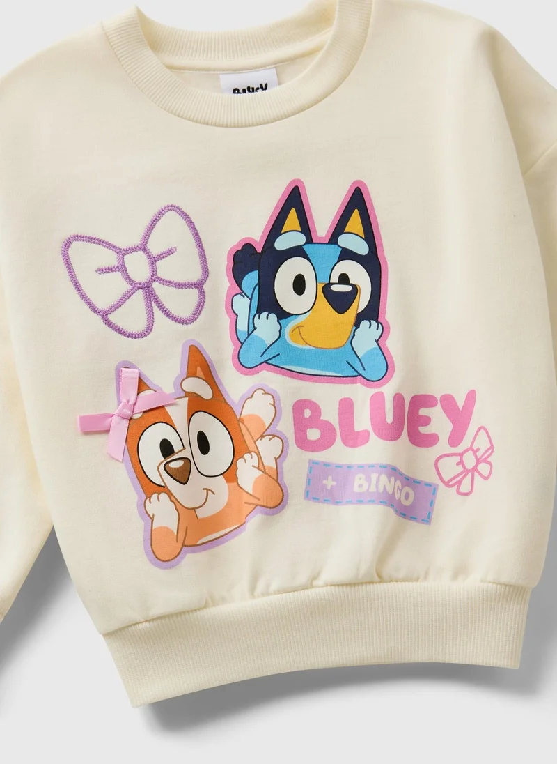 ماتلان طقم بلوفر وبنطلون ليجن للبنات بلوتو