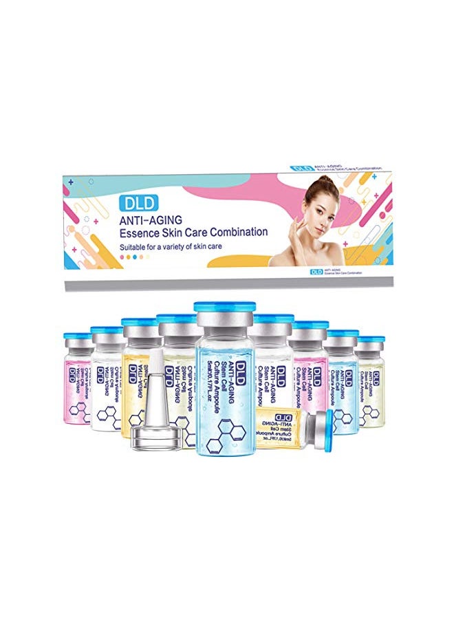Hyaluronic Acid Serum Ampoule Set for Microneedling Skin Spa Treatment