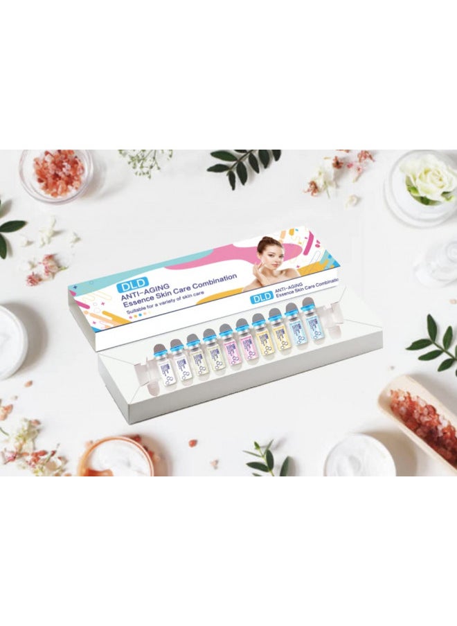 Hyaluronic Acid Serum Ampoule Set for Microneedling Skin Spa Treatment