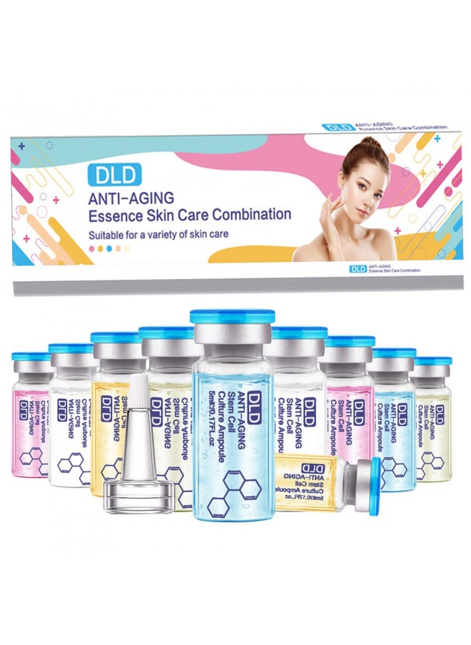 Hyaluronic Acid Serum Ampoule Set for Microneedling Skin Spa Treatment