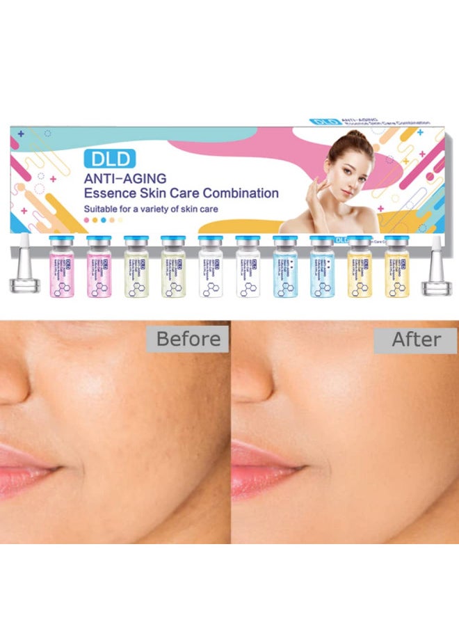 Hyaluronic Acid Serum Ampoule Set for Microneedling Skin Spa Treatment