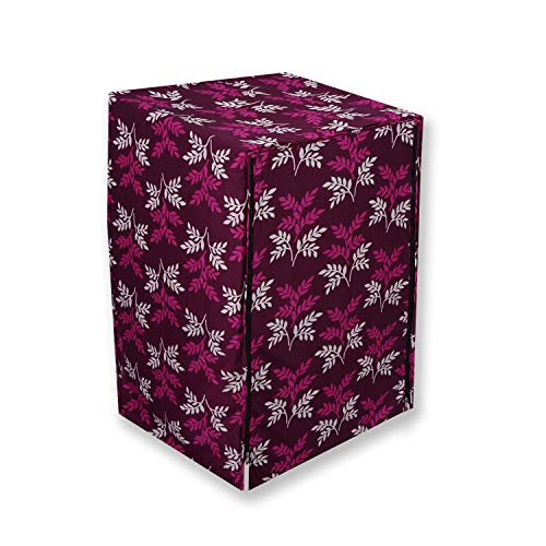 KANUSHI Industries® Washable & Dustproof Front Load Automatic Washing Machine Cover (Suitable for 6 Kg, 6.5 kg, 7 kg, 7.5 kg) (Purple-Small-LEVS-Front) - Image 3