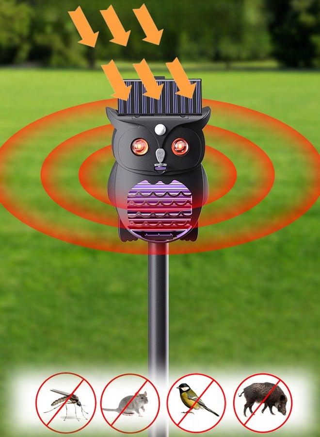Solar Sentinel: Motion-Activated Animal Deterrent & Mosquito Killer Light - Image 1