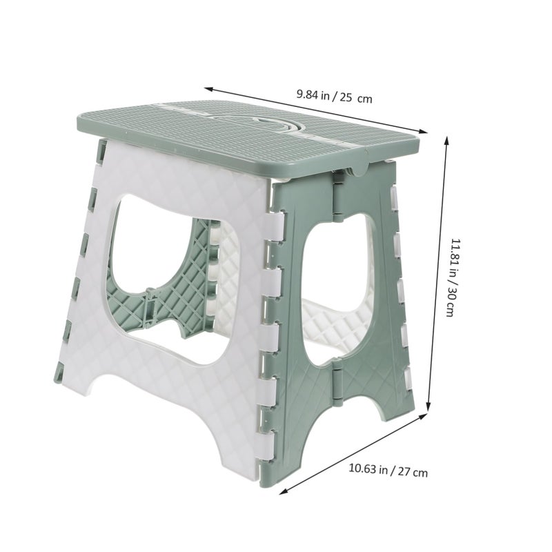 Black Folding Camping Chair Portable Lightweight Sturdy Collapsible Stool for Home Outdoor - Image 4
