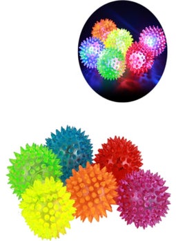 RoseRoi 1 Piece Exercise Stress Ball Spiky Luminous Ball  - Image 1