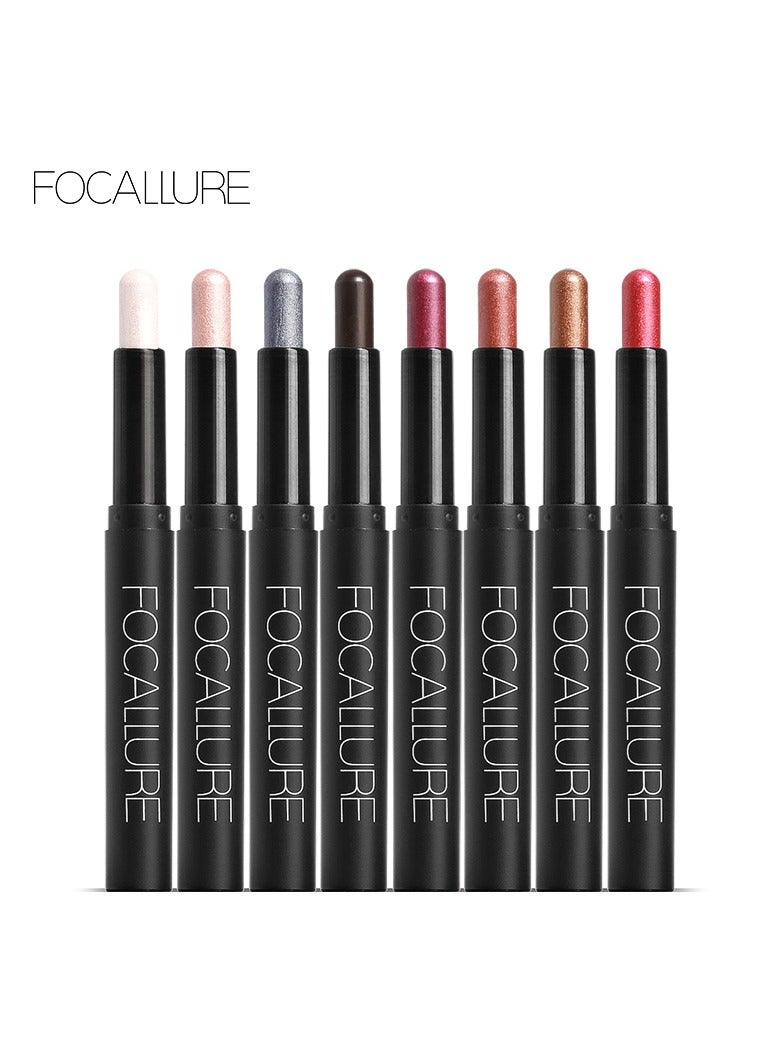 FOCALLURE Eyeshadow and Eyeliner Pen, Waterproof Eye Shadow Pencil, Hypoallergenic Eyeshadow, Highlighter Eye Liner, Multi-Dimensional eyes Look, - Image 1