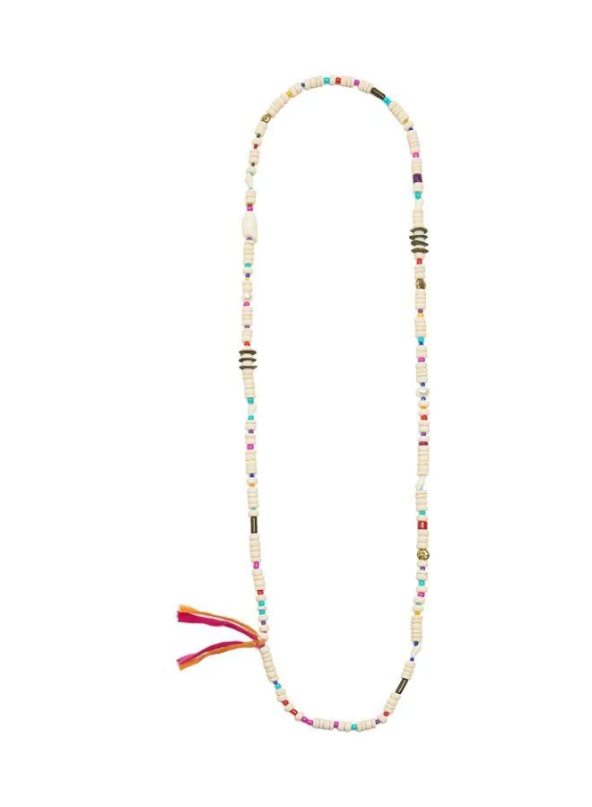 PARFOIS Long Necklace With Multicolor Beads