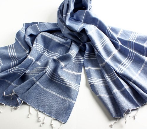 Cacala Lightweight and Thin Turkish Beach Towel 100% Cotton Sand-Free and Quick-Drying Goodness Perfect as an Extra Large Travel Towel, Beach Accessory, or Gift for Beach Lovers, 37 x 70 - Image 2