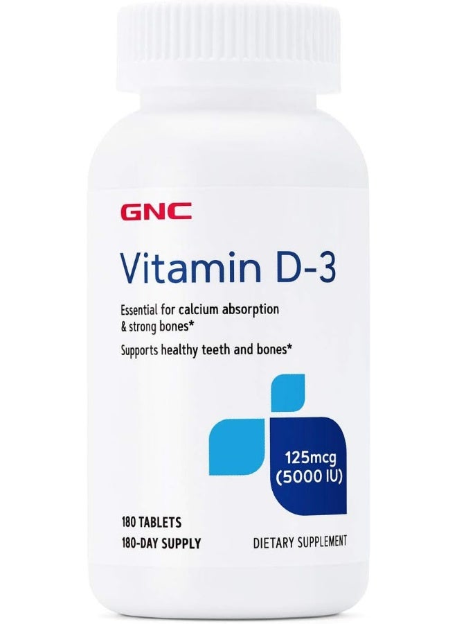 GNC Vitamin D-3 5000 Iu - Image 1