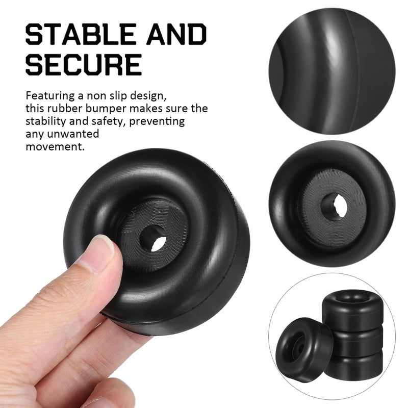 4 Pack Round Door Bumpers Replacement Anti Vibration Pads Secure Stable Easy Install - Image 5