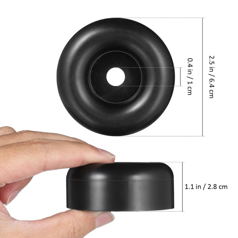 4 Pack Round Door Bumpers Replacement Anti Vibration Pads Secure Stable Easy Install - Image 3