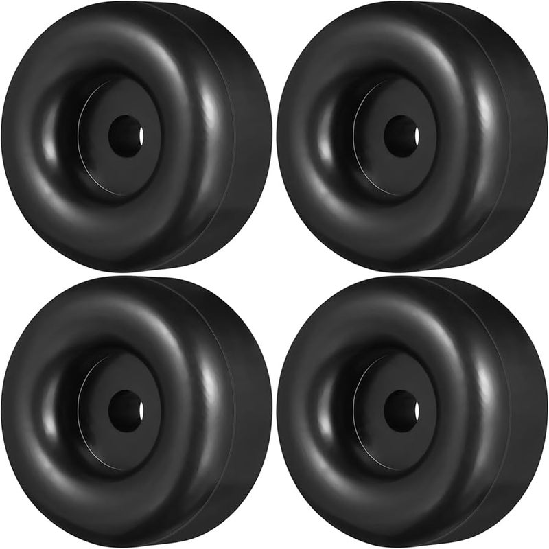 4 Pack Round Door Bumpers Replacement Anti Vibration Pads Secure Stable Easy Install - Image 1