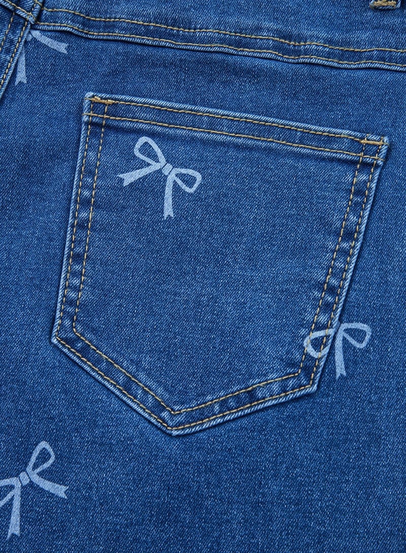Sidefeel Jeans for Women High Waisted Stretchy Wide Leg Trendy Loose Straight Leg Zimbaplatinum Denim Pants Blue Size 8 - Image 5