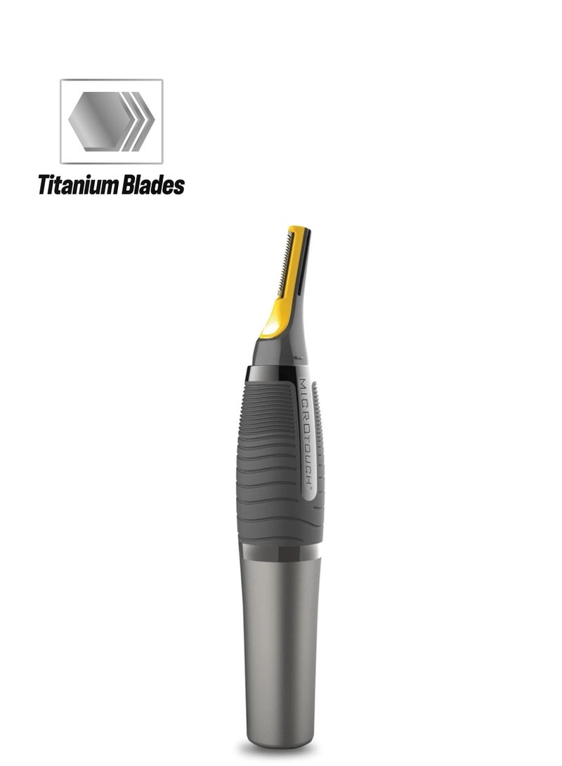 Micro Touch ماكينة تشذيب شخصية مضاءة من مايكرو تاتش تيتانيوم ماكس - Image 1