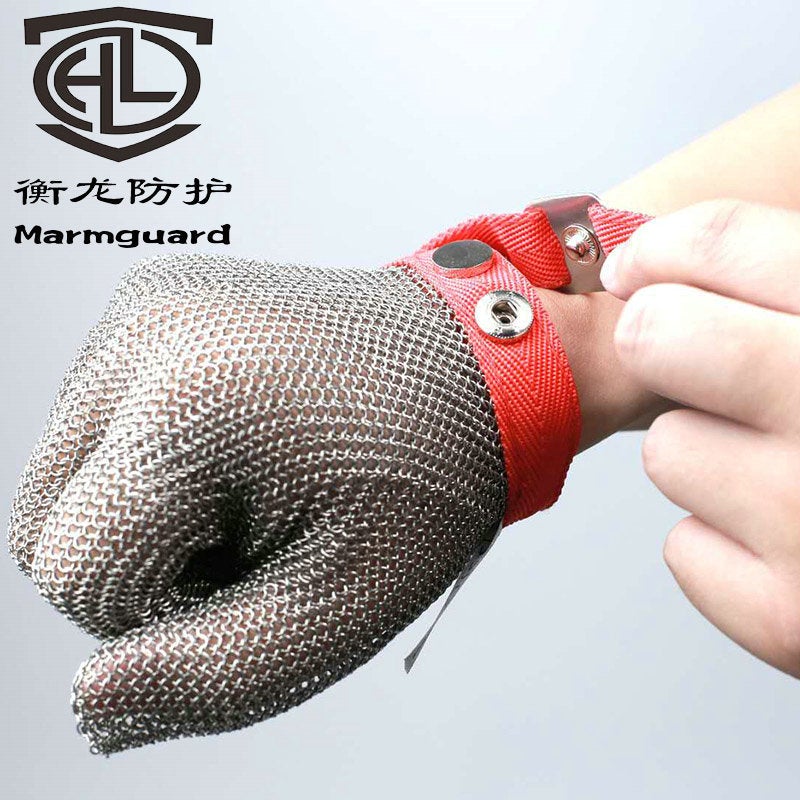 5-Level Cut Resistant Stainless Steel Gloves - Image 1